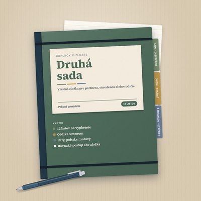 Druhá sada pre partnera alebo súrodenca